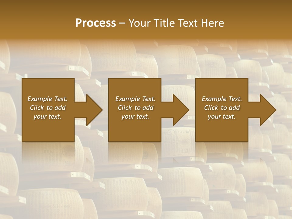 Dairy Hard Parmigiano PowerPoint Template