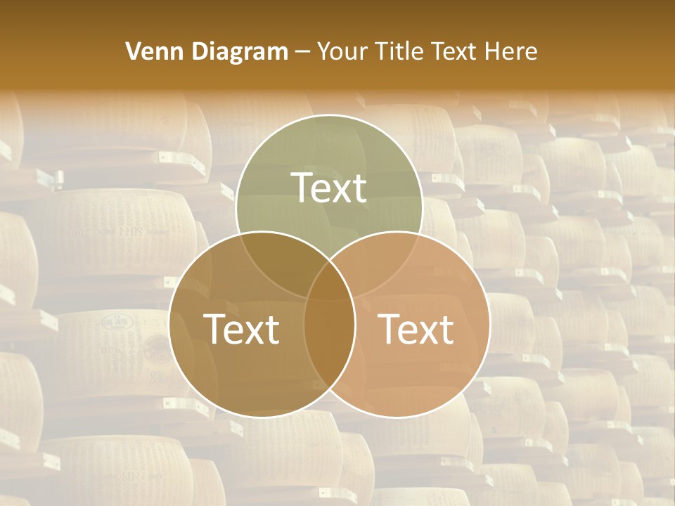 Dairy Hard Parmigiano PowerPoint Template