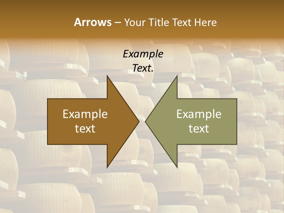 Dairy Hard Parmigiano PowerPoint Template