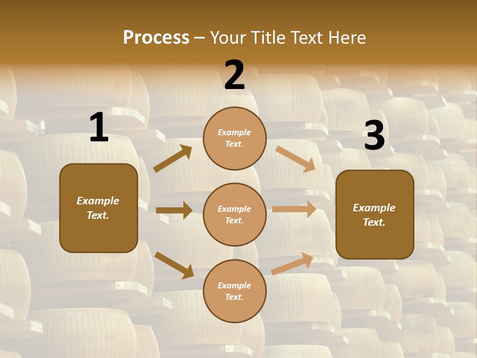 Dairy Hard Parmigiano PowerPoint Template