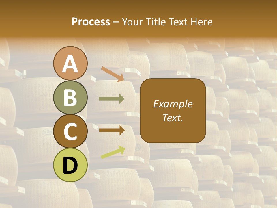 Dairy Hard Parmigiano PowerPoint Template
