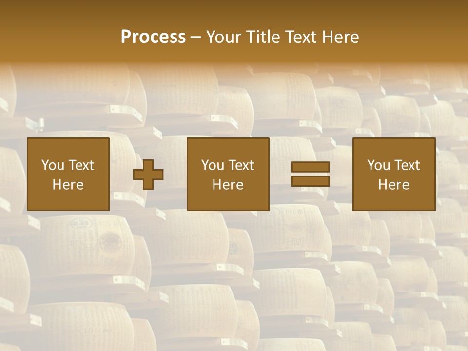 Dairy Hard Parmigiano PowerPoint Template