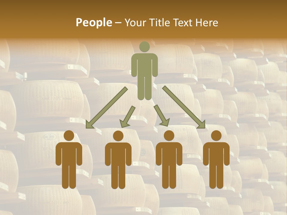 Dairy Hard Parmigiano PowerPoint Template