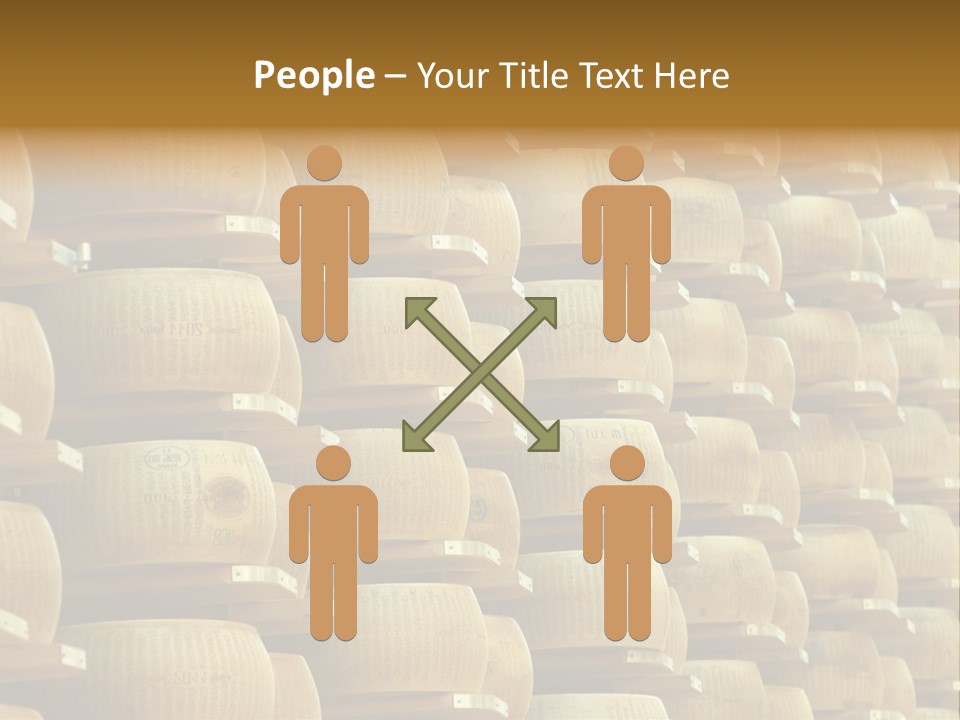 Dairy Hard Parmigiano PowerPoint Template