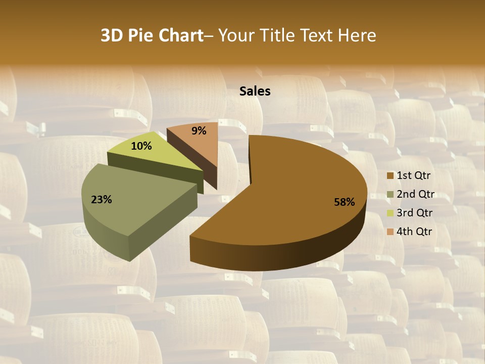 Dairy Hard Parmigiano PowerPoint Template