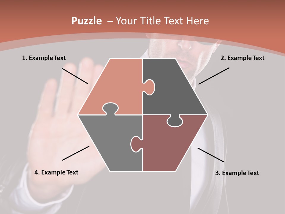 Control Criminal Power PowerPoint Template