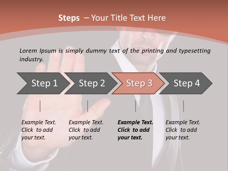 Control Criminal Power PowerPoint Template