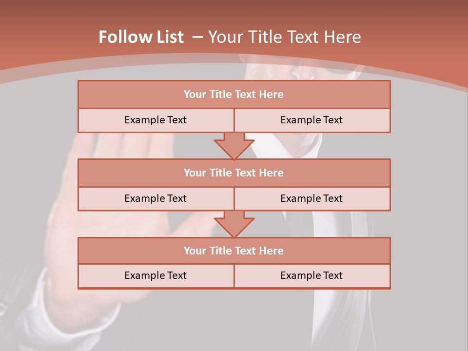 Control Criminal Power PowerPoint Template