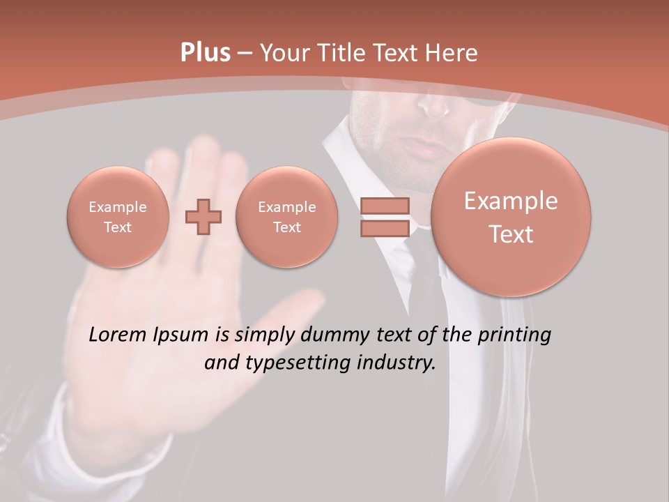 Control Criminal Power PowerPoint Template