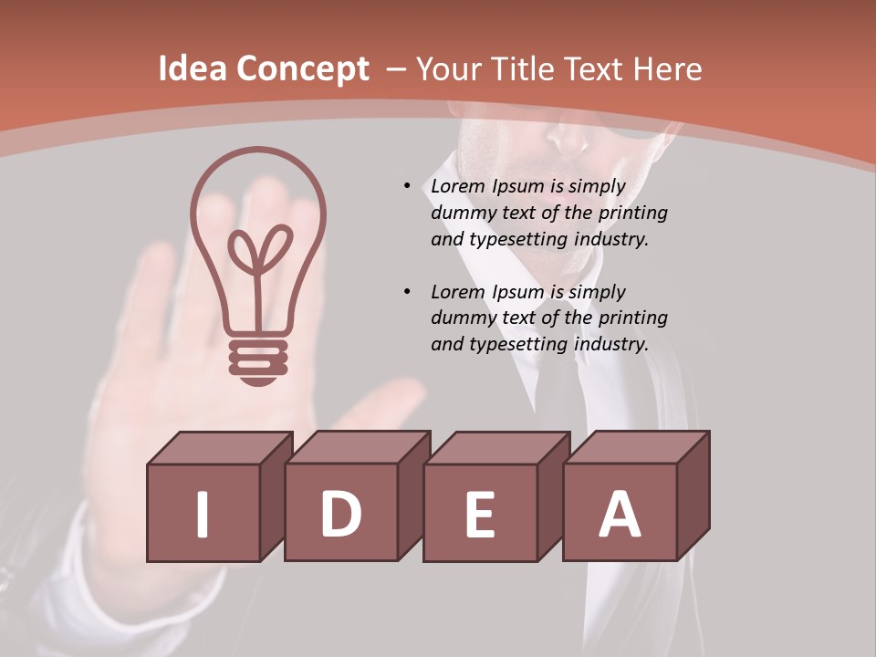 Control Criminal Power PowerPoint Template