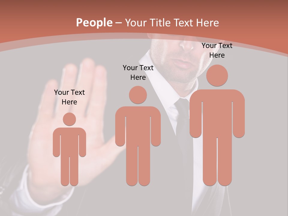 Control Criminal Power PowerPoint Template