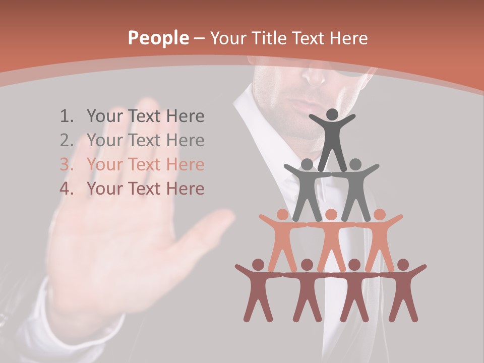 Control Criminal Power PowerPoint Template