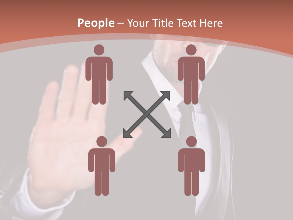 Control Criminal Power PowerPoint Template