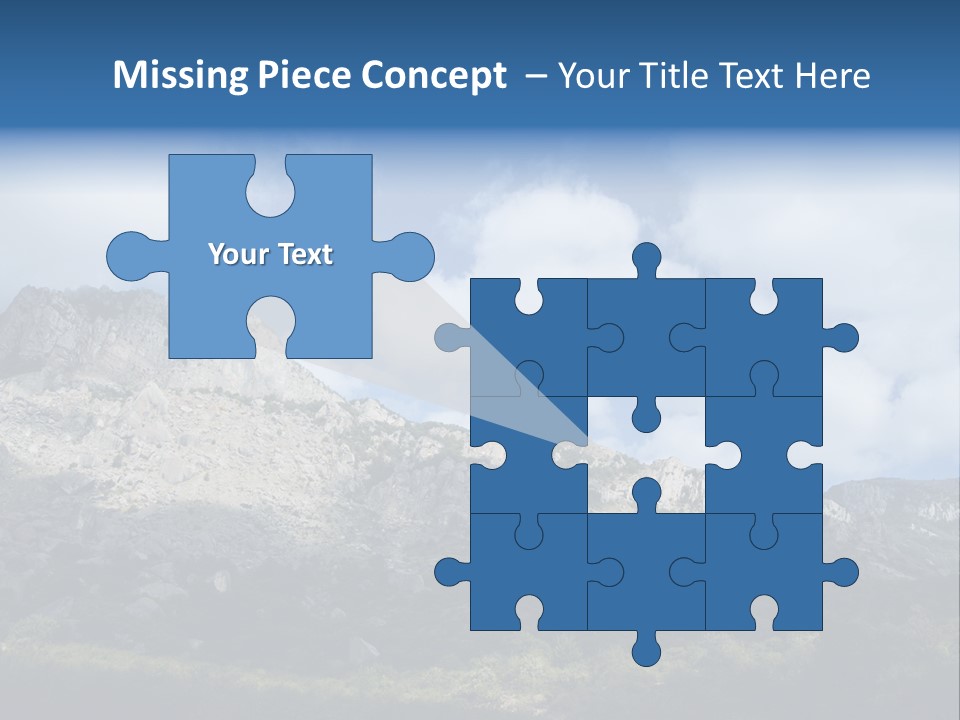 Travel Cloud Mount PowerPoint Template