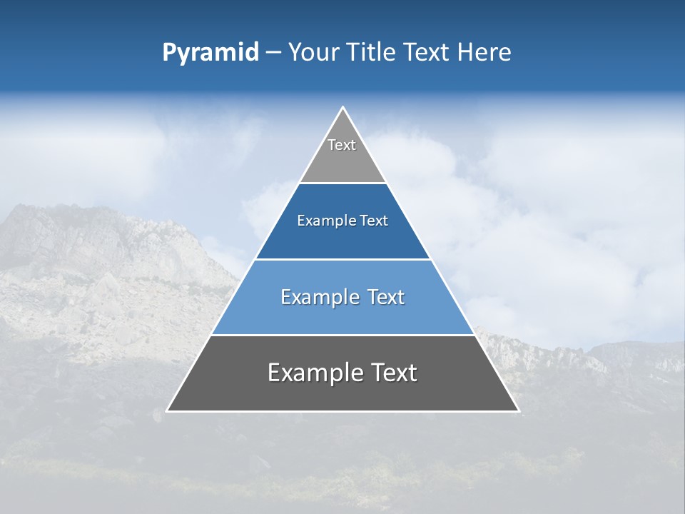 Travel Cloud Mount PowerPoint Template