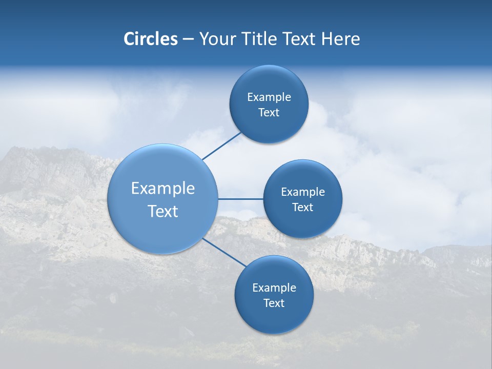 Travel Cloud Mount PowerPoint Template