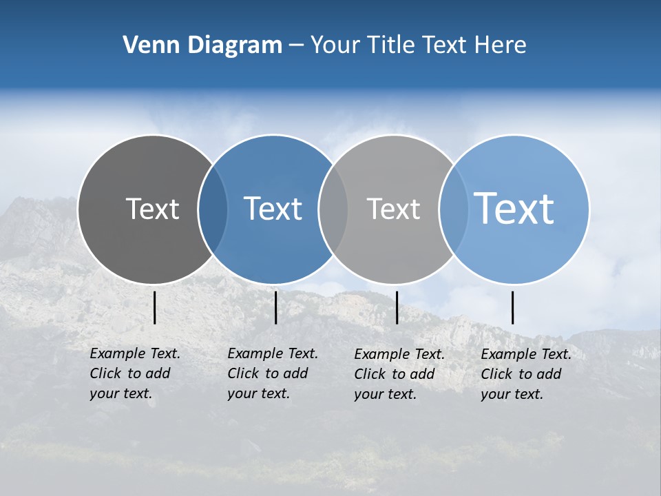 Travel Cloud Mount PowerPoint Template