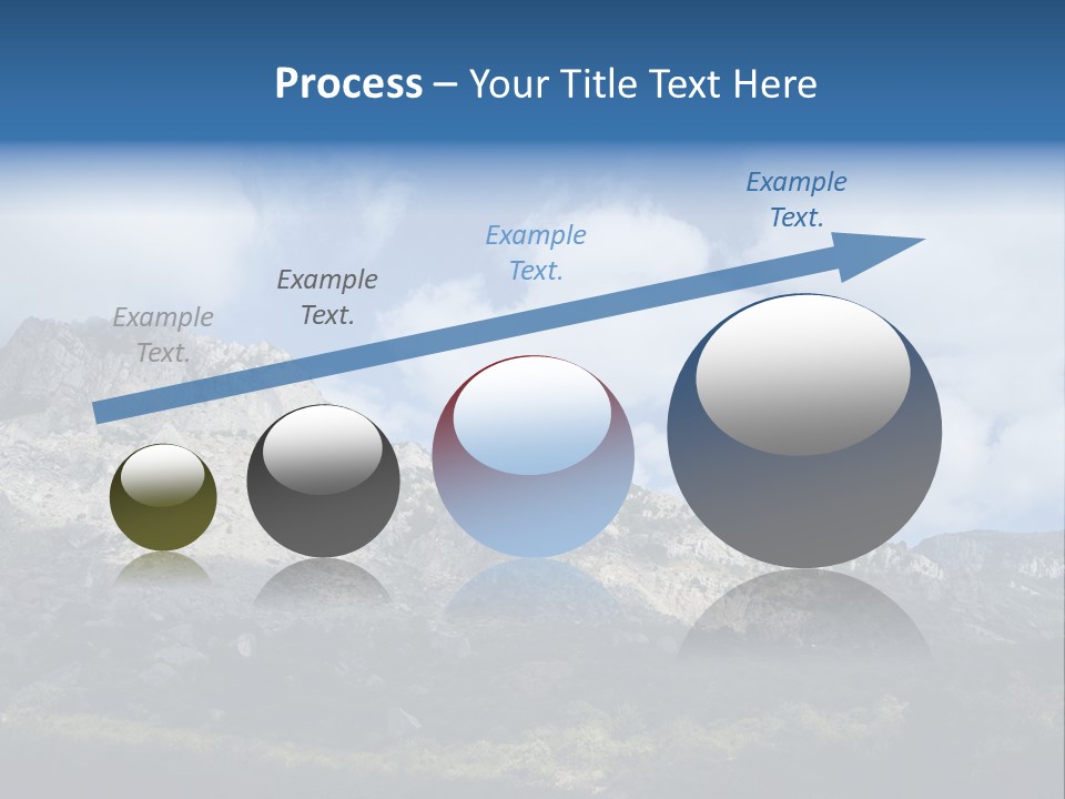 Travel Cloud Mount PowerPoint Template