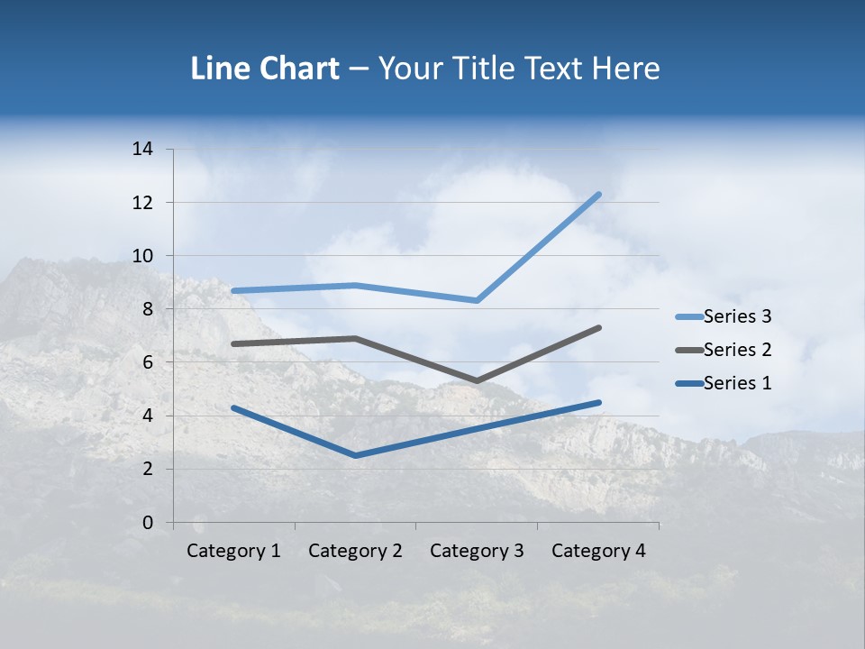 Travel Cloud Mount PowerPoint Template