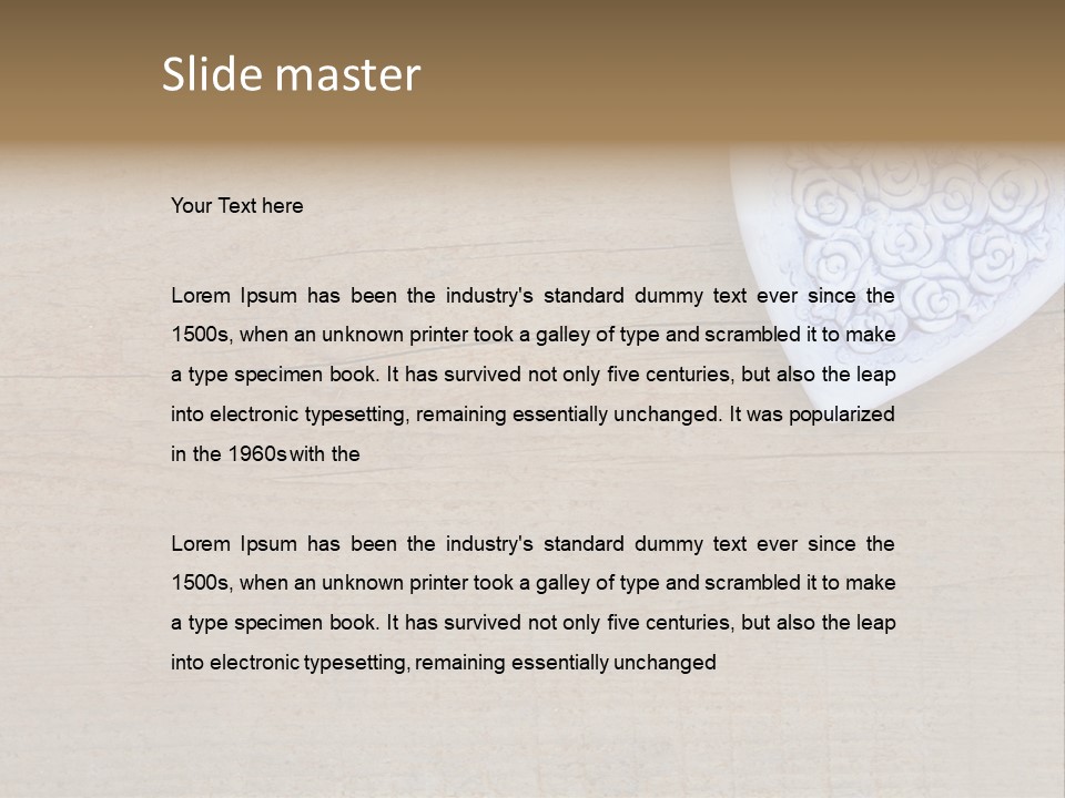 Rustic Purple Enamoured PowerPoint Template