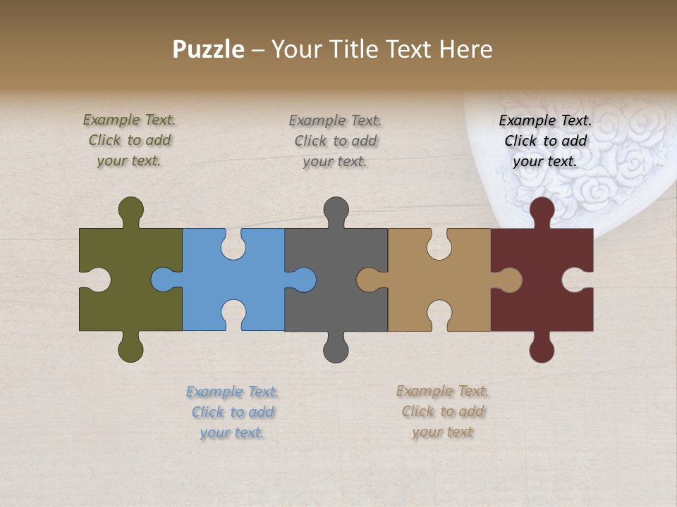 Rustic Purple Enamoured PowerPoint Template