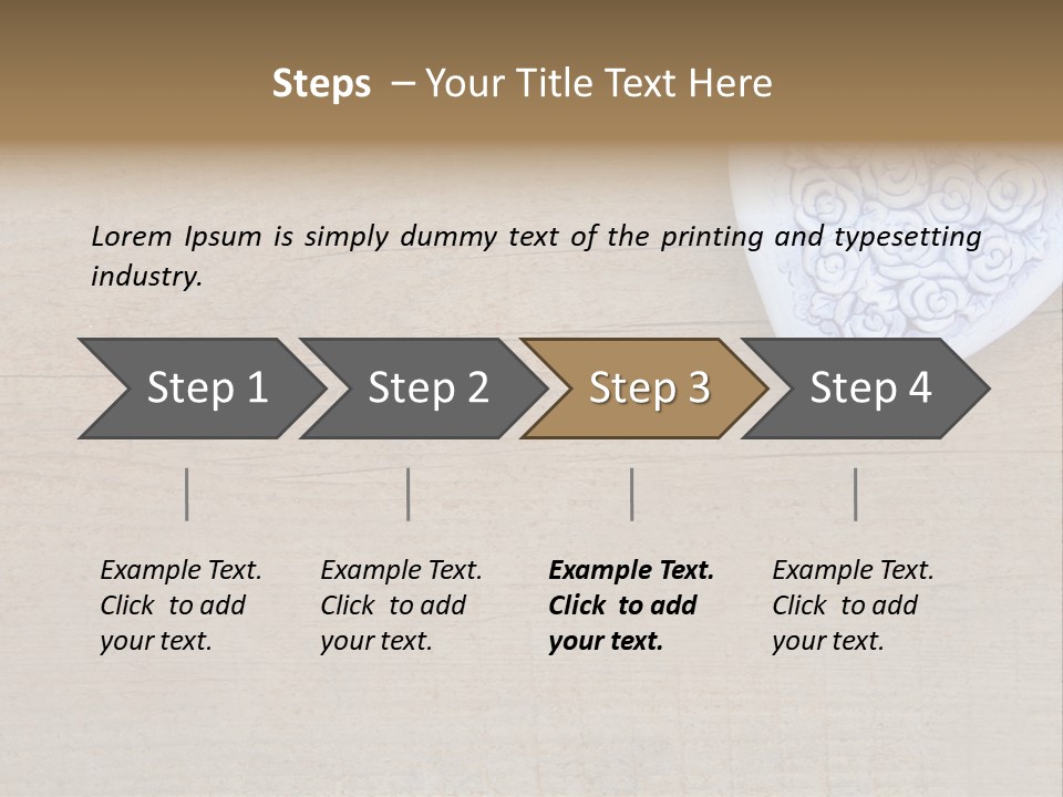 Rustic Purple Enamoured PowerPoint Template