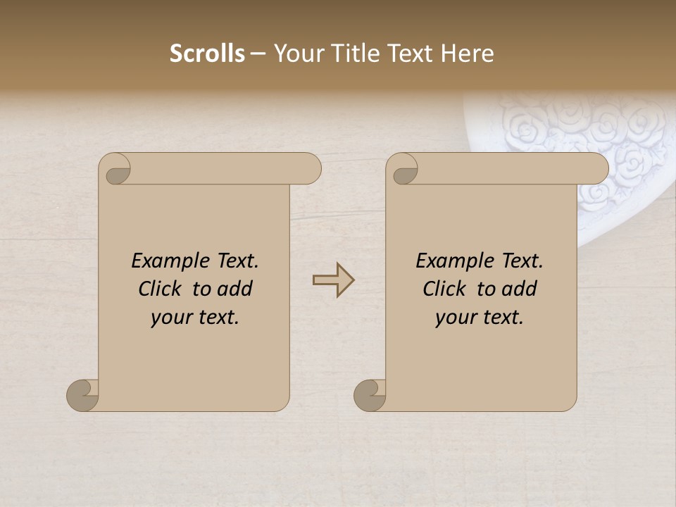 Rustic Purple Enamoured PowerPoint Template