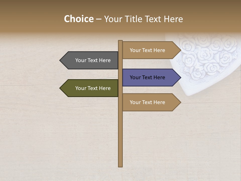 Rustic Purple Enamoured PowerPoint Template