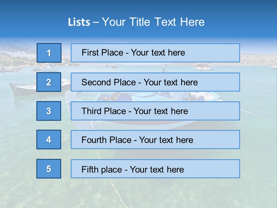 Scenery Sea Nature PowerPoint Template
