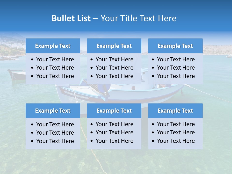 Scenery Sea Nature PowerPoint Template