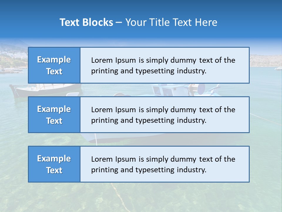 Scenery Sea Nature PowerPoint Template