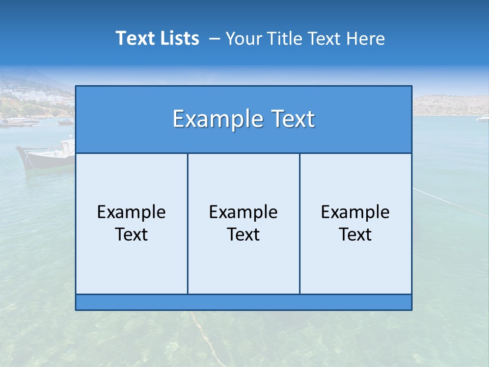 Scenery Sea Nature PowerPoint Template