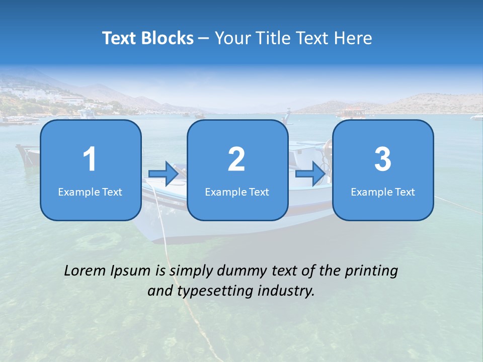 Scenery Sea Nature PowerPoint Template