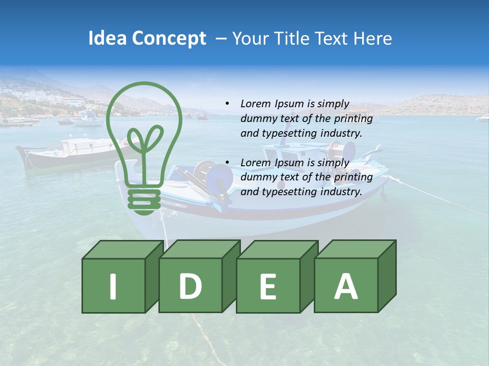 Scenery Sea Nature PowerPoint Template