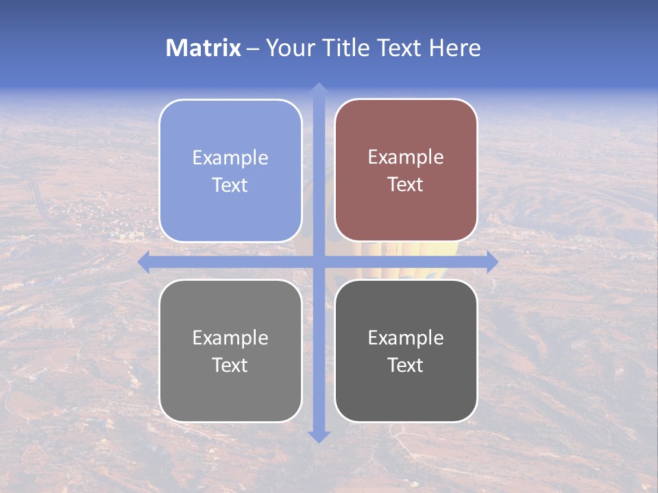 Aviation Air Valley PowerPoint Template