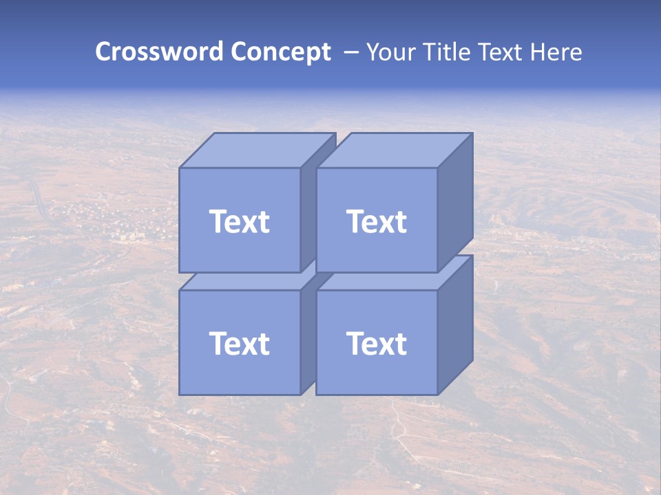 Aviation Air Valley PowerPoint Template