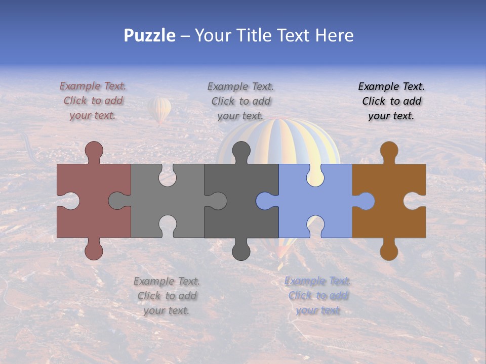 Aviation Air Valley PowerPoint Template