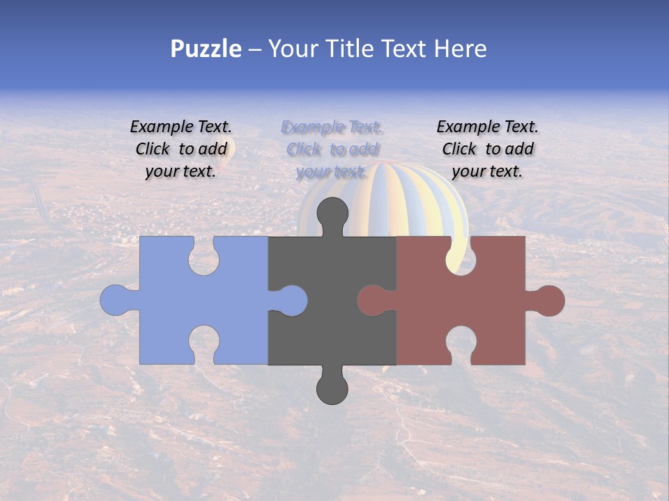 Aviation Air Valley PowerPoint Template