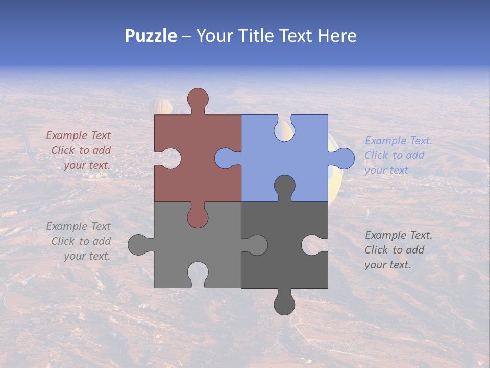 Aviation Air Valley PowerPoint Template