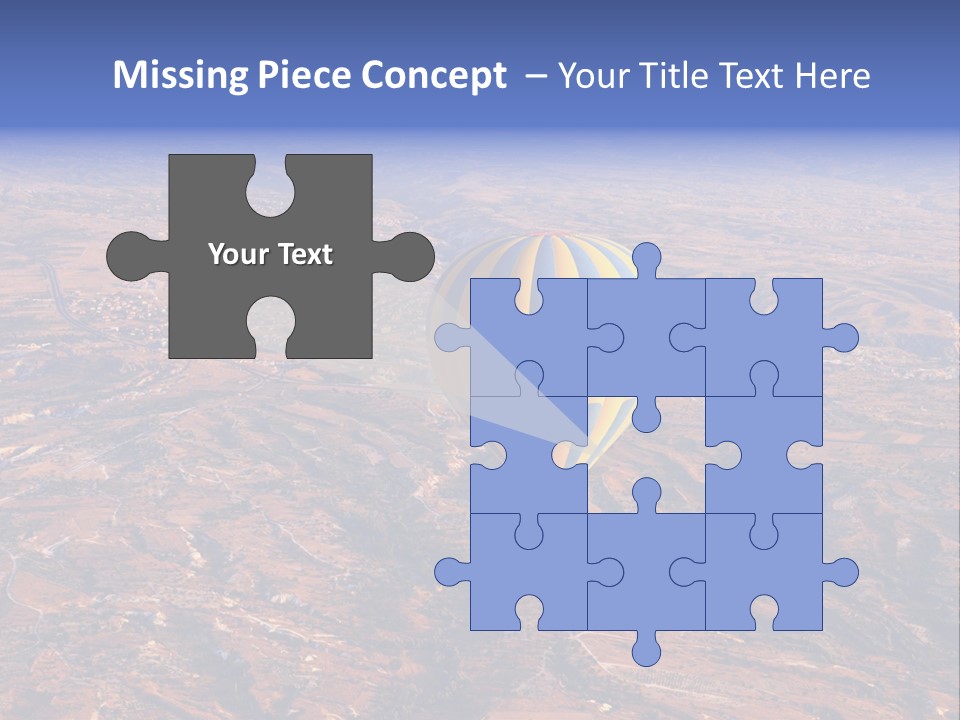 Aviation Air Valley PowerPoint Template