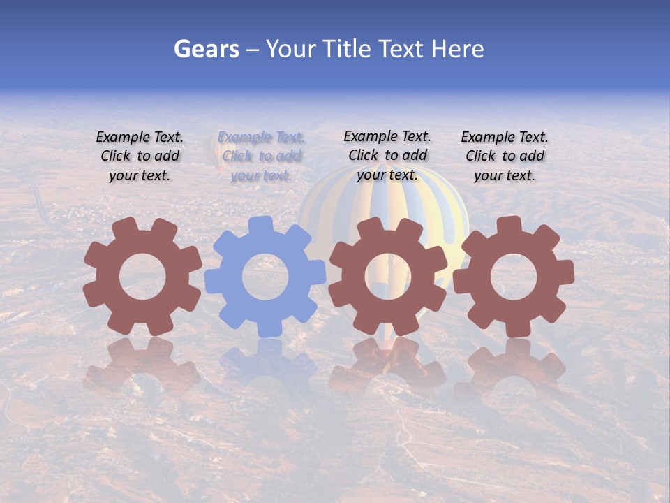 Aviation Air Valley PowerPoint Template