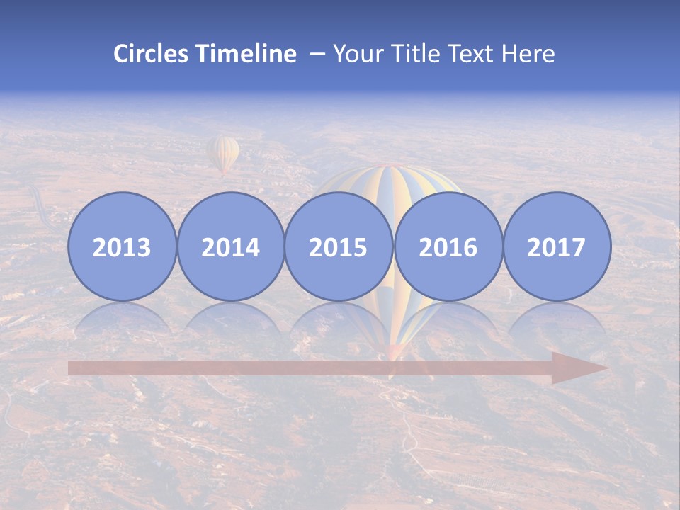 Aviation Air Valley PowerPoint Template