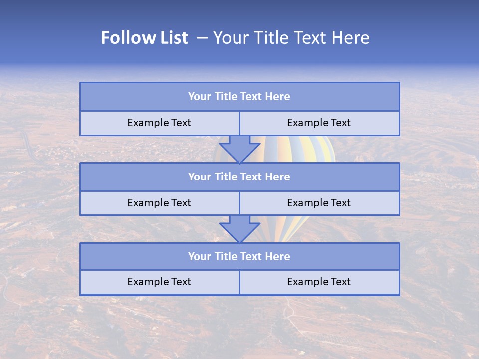 Aviation Air Valley PowerPoint Template