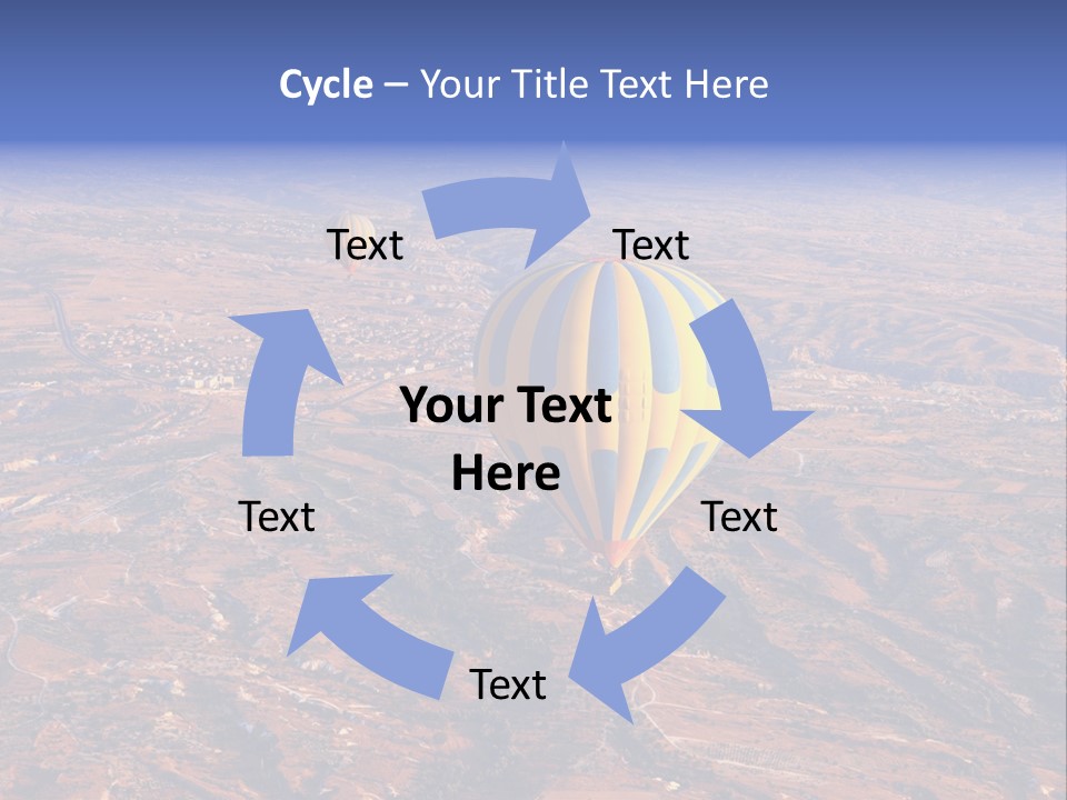 Aviation Air Valley PowerPoint Template