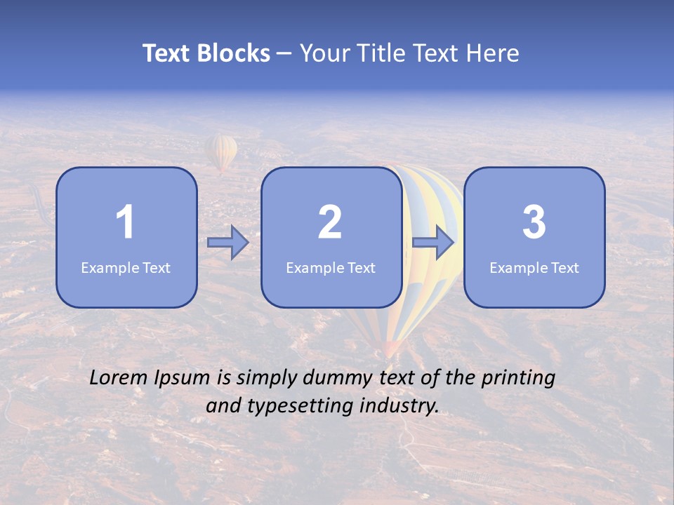 Aviation Air Valley PowerPoint Template