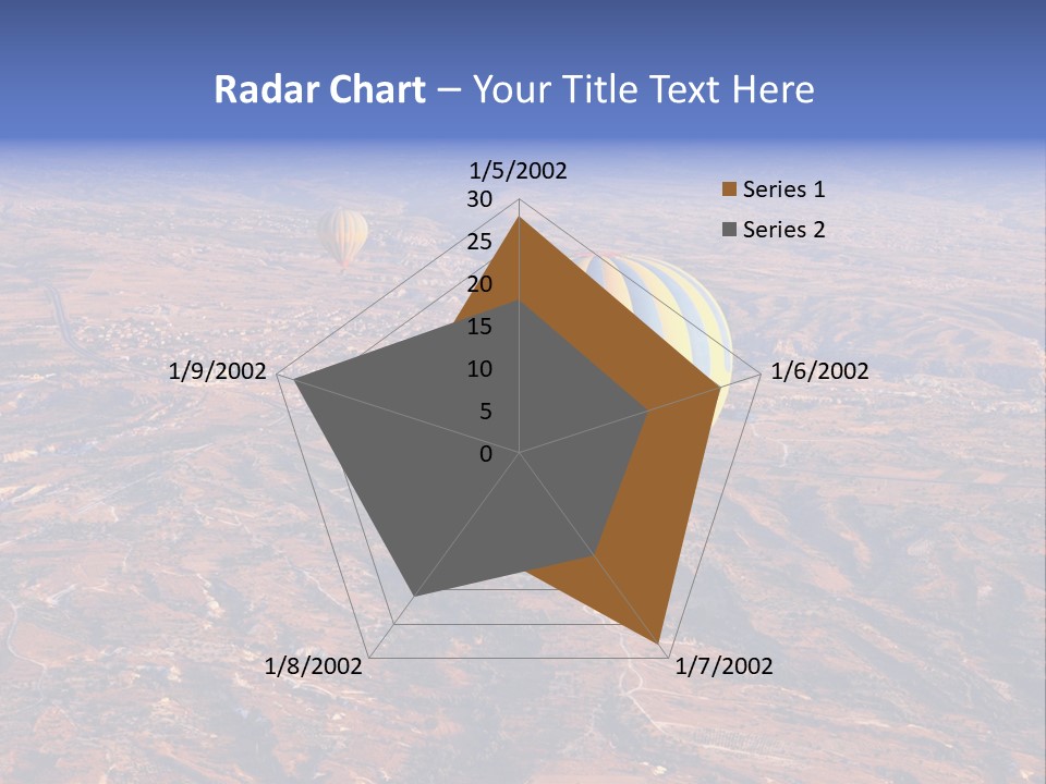 Aviation Air Valley PowerPoint Template