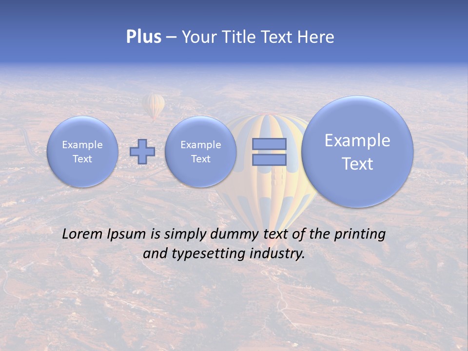 Aviation Air Valley PowerPoint Template