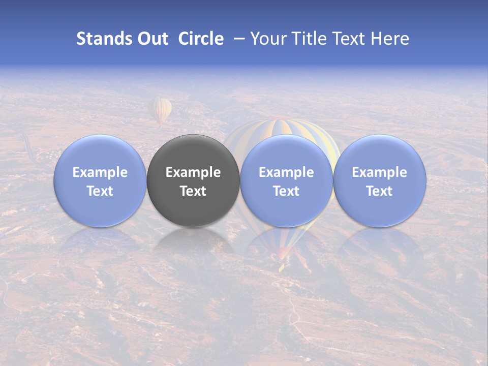 Aviation Air Valley PowerPoint Template