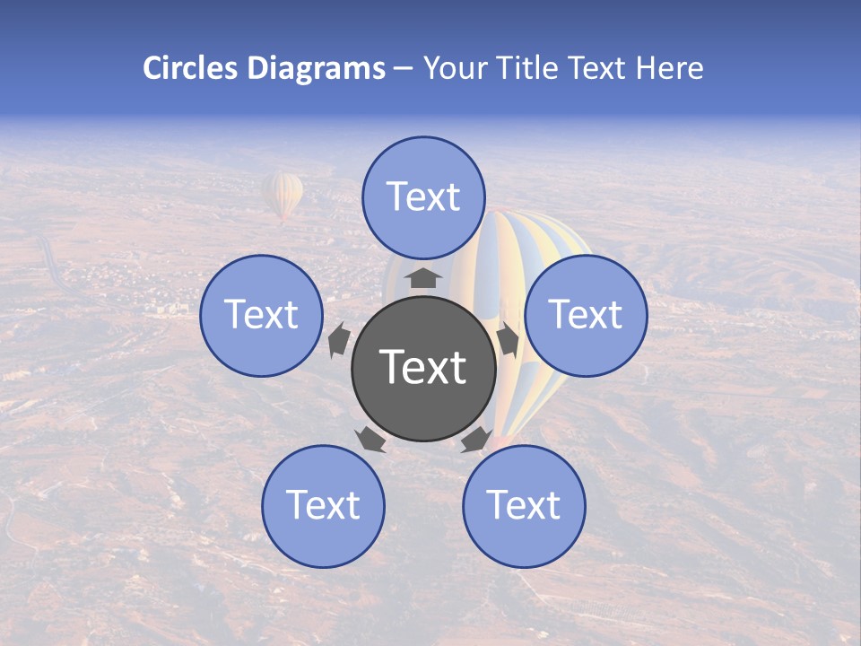 Aviation Air Valley PowerPoint Template