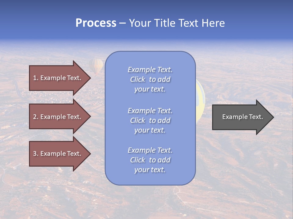 Aviation Air Valley PowerPoint Template